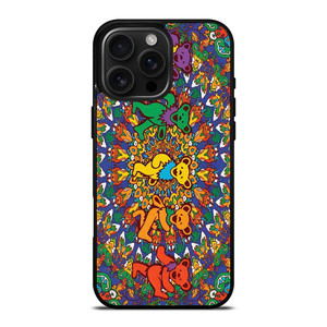 GRATEFUL DEAD DANCING BEARS TAPESTRIES iPhone 16 Pro Max Case Cover