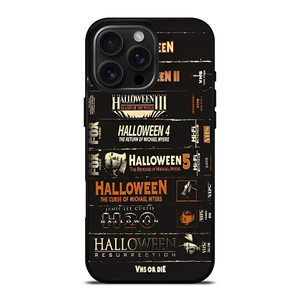 HALLOWEEN HORROR MOVIES COLLECTION iPhone 16 Pro Max Case Cover