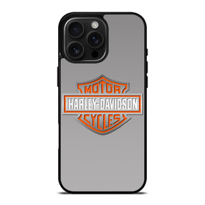 HARLEY DAVIDSON MOTOR GREY LOGO iPhone 16 Pro Max Case Cover HARLEY DAVIDSON MOTOR GREY LOGO iPhone 16 Pro Max Case Cover