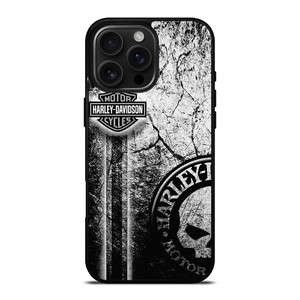HARLEY DAVIDSON WALL TEXTURE LOGO iPhone 16 Pro Max Case Cover