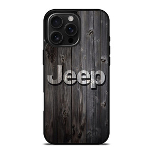 JEEP WOOD LOGO iPhone 16 Pro Max Case Cover