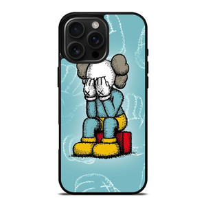 KAWS BLUE ART iPhone 16 Pro Max Case Cover KAWS BLUE ART iPhone 16 Pro Max Case Cover