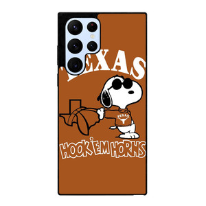 TEXAS LONGHORNS FOOTBALL SNOOPY  Samsung Galaxy S22 Ultra Case Cover