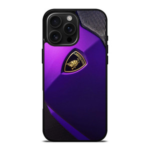 LAMBORGHINI PURPLE CARBON EMBLEM iPhone 16 Pro Max Case Cover LAMBORGHINI PURPLE CARBON EMBLEM iPhone 16 Pro Max Case Cover