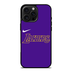 LOS ANGELES LA LAKERS NIKE PURPLE iPhone 16 Pro Max Case Cover