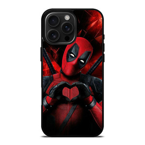 MARVEL DEADPOOL LOVE SIGN iPhone 16 Pro Max Case Cover