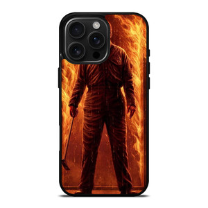 MICHAEL MYERS HALLOWEEN IN FIRE iPhone 16 Pro Max Case Cover MICHAEL MYERS HALLOWEEN IN FIRE iPhone 16 Pro Max Case Cover