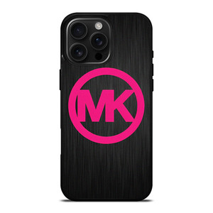 MK MICHAEL KORS PINK WOOD LOGO iPhone 16 Pro Max Case Cover MK MICHAEL KORS PINK WOOD LOGO iPhone 16 Pro Max Case Cover