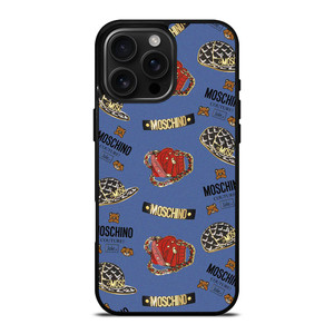 MOSCHINO COUTURE BEAR PATTERN iPhone 16 Pro Max Case Cover MOSCHINO COUTURE BEAR PATTERN iPhone 16 Pro Max Case Cover