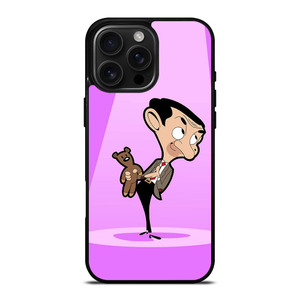 MR BEAN AND TEDDY BEAR CARTOON iPhone 16 Pro Max Case Cover MR BEAN AND TEDDY BEAR CARTOON iPhone 16 Pro Max Case Cover