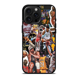 NBA BASKETBALL LEGENDS COLLAGE iPhone 16 Pro Max Case Cover NBA BASKETBALL LEGENDS COLLAGE iPhone 16 Pro Max Case Cover