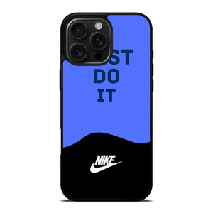 NIKE JUST DO IT SOLID BLUE iPhone 16 Pro Max Case Cover