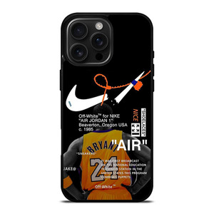 NIKE OFF WHITE KOBE BRYANT iPhone 16 Pro Max Case Cover NIKE OFF WHITE KOBE BRYANT iPhone 16 Pro Max Case Cover