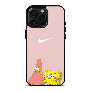 NIKE PATRICK AND SPONGEBOB PINK iPhone 16 Pro Max Case Cover NIKE PATRICK AND SPONGEBOB PINK iPhone 16 Pro Max Case Cover