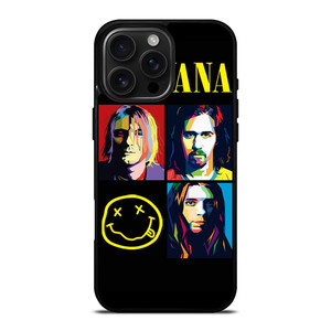 NIRVANA ROCK BAND WPAP iPhone 16 Pro Max Case Cover NIRVANA ROCK BAND WPAP iPhone 16 Pro Max Case Cover