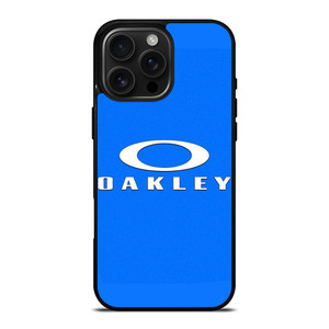 OAKLEY BLUE LOGO iPhone 16 Pro Max Case Cover OAKLEY BLUE LOGO iPhone 16 Pro Max Case Cover