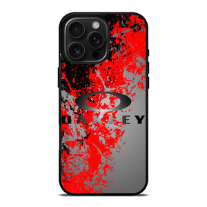 OAKLEY GLASSES RED BLACK LOGO iPhone 16 Pro Max Case Cover