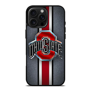 OHIO STATE BUCKEYES METAL LOGO iPhone 16 Pro Max Case Cover OHIO STATE BUCKEYES METAL LOGO iPhone 16 Pro Max Case Cover