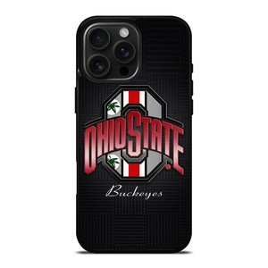 OHIO STATE BUCKEYES WEED METAL SYMBOL iPhone 16 Pro Max Case Cover