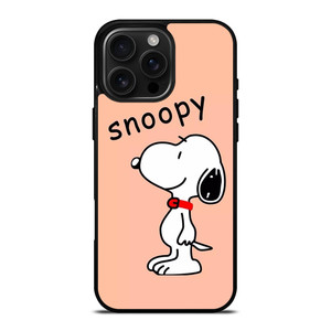 PEANUTS SNOOPY PINK iPhone 16 Pro Max Case Cover PEANUTS SNOOPY PINK iPhone 16 Pro Max Case Cover