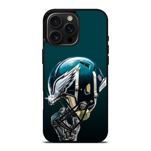 PHILADELPHIA EAGLES HELMET NFL iPhone 16 Pro Max Case Cover