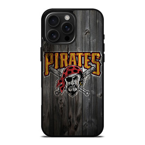 PITTSBURGH PIRATES WOOD LOGO iPhone 16 Pro Max Case Cover
