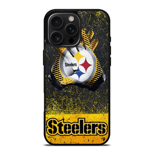 PITTSBURGH STEELERS GLOVES FOOTBALL iPhone 16 Pro Max Case Cover