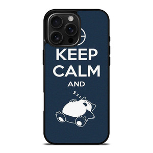 POKEMON SLEEP SNORLAX GAMES iPhone 16 Pro Max Case Cover POKEMON SLEEP SNORLAX GAMES iPhone 16 Pro Max Case Cover