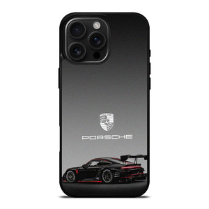 PORSCHE 911 GT3 RS BLACK iPhone 16 Pro Max Case Cover
