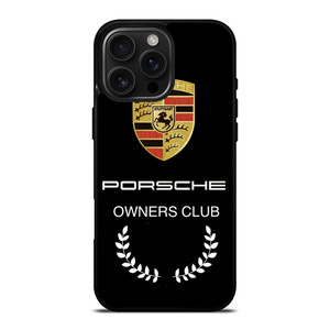PORSCHE OWNERS CLUB LOGO iPhone 16 Pro Max Case Cover PORSCHE OWNERS CLUB LOGO iPhone 16 Pro Max Case Cover