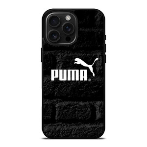 PUMA BLACK WALL TEXTURE iPhone 16 Pro Max Case Cover