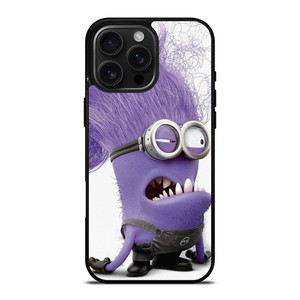 PURPLE MINION CARTOON iPhone 16 Pro Max Case Cover