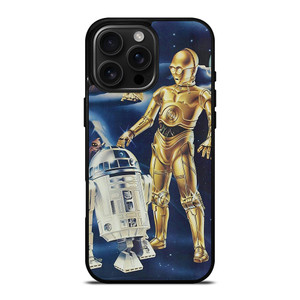 R2D2 AND C3PO ROBOT STAR WARS iPhone 16 Pro Max Case Cover R2D2 AND C3PO ROBOT STAR WARS iPhone 16 Pro Max Case Cover