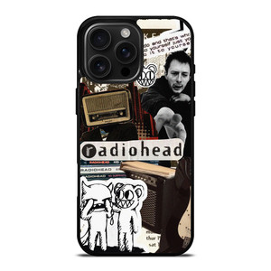 RADIOHEAD THOM YORK COLLAGE iPhone 16 Pro Max Case Cover