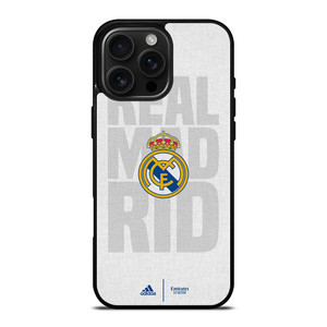 REAL MADRID ADIDAS LOGO iPhone 16 Pro Max Case Cover