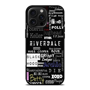 RIVERDALE MOVIES COLLAGE iPhone 16 Pro Max Case Cover