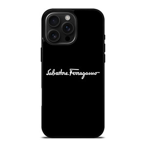 SALVATORE FERRAGAMO LOGO iPhone 16 Pro Max Case Cover