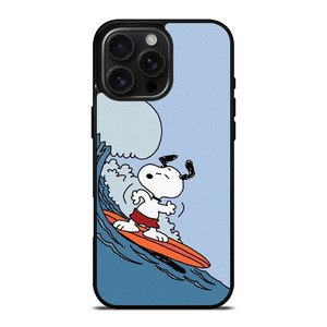 SNOOPY SURFING CARTOON iPhone 16 Pro Max Case Cover