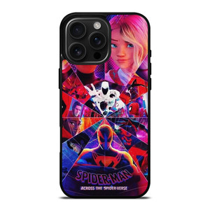SPIDERMAN ACROSS THE SPIDER VERSE MOVIE POSTER iPhone 16 Pro Max Case Cover SPIDERMAN ACROSS THE SPIDER VERSE MOVIE POSTER iPhone 16 Pro Max Case Cover