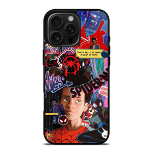 SPIDERMAN MILES MORALES COLLAGE iPhone 16 Pro Max Case Cover SPIDERMAN MILES MORALES COLLAGE iPhone 16 Pro Max Case Cover