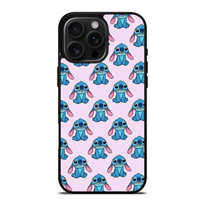 STITCH CARTOON PINK PATTERN iPhone 16 Pro Max Case Cover
