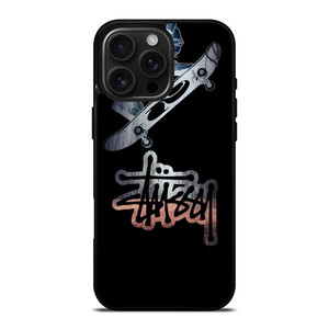 STUSSY SKATEBOARD LOGO iPhone 16 Pro Max Case Cover STUSSY SKATEBOARD LOGO iPhone 16 Pro Max Case Cover