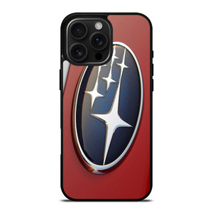 SUBARU CAR RED EMBLEM iPhone 16 Pro Max Case Cover