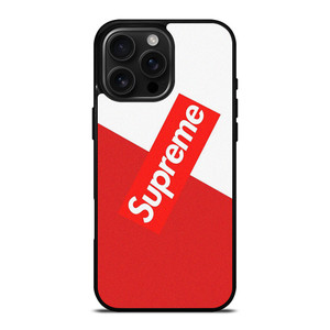 SUPREME SLICED LOGO iPhone 16 Pro Max Case Cover SUPREME SLICED LOGO iPhone 16 Pro Max Case Cover