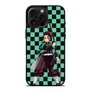TANJIRO KAMADO DEMON SLAYER PATTERN iPhone 16 Pro Max Case Cover TANJIRO KAMADO DEMON SLAYER PATTERN iPhone 16 Pro Max Case Cover