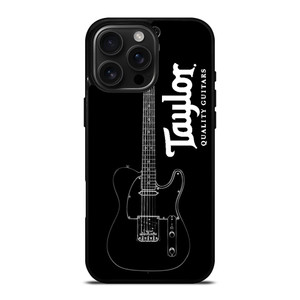 TAYLOR GUITARS BLACK LOGO iPhone 16 Pro Max Case Cover TAYLOR GUITARS BLACK LOGO iPhone 16 Pro Max Case Cover