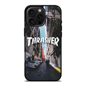 THRASHER SKATEBOARD URBAN CITY LOGO iPhone 16 Pro Max Case Cover THRASHER SKATEBOARD URBAN CITY LOGO iPhone 16 Pro Max Case Cover