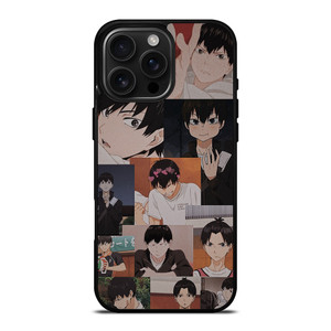 TOBIO KAGEYAMA HAIKYUU ANIME COLLAGE iPhone 16 Pro Max Case Cover TOBIO KAGEYAMA HAIKYUU ANIME COLLAGE iPhone 16 Pro Max Case Cover