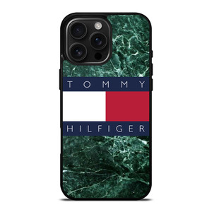 TOMMY HILFIGER GREEN MARBLE iPhone 16 Pro Max Case Cover TOMMY HILFIGER GREEN MARBLE iPhone 16 Pro Max Case Cover