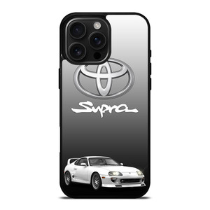 TOYOTA SUPRA CAR WHITE EMBLEM iPhone 16 Pro Max Case Cover